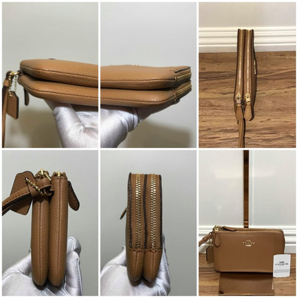 🍘Coach Signature Pebbled Leather🍘 - Picture 3 of 8